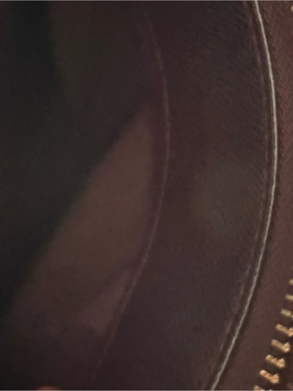 Coach burgundy Pebbled Leather Messenger with Gold Hardware